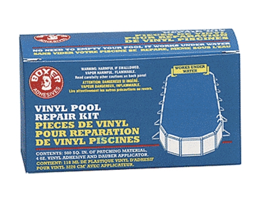 4 Ounce, Boxer Adhesives Vinyl Pool Repair Kit 110 at Sunplay