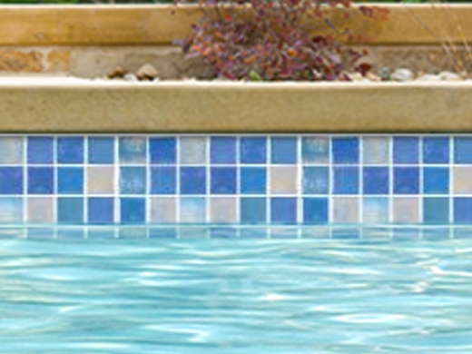 National Pool Tile Valencia 2x2 Series Glass Tile | Cielo | VAL-CIELO 2X2