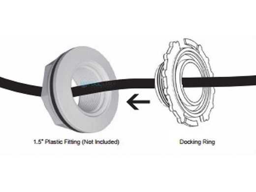 Jandy Pro Series Docking Ring Underwater Nicheless LED Light Kit