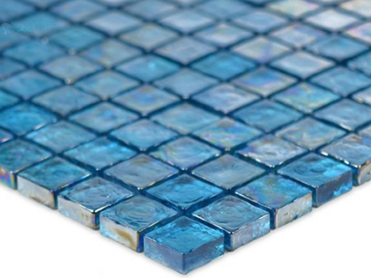 Artistry In Mosaics Poured Series 1x1 Glass Tile Turquoise Gp82323b2 8418