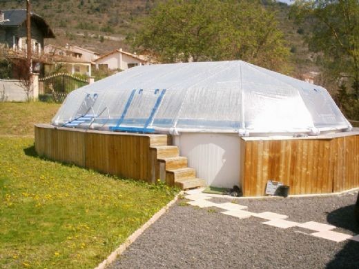 above ground pool dome