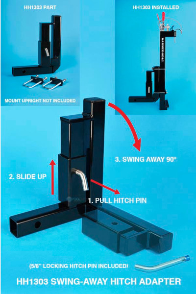 swing away hitch adapter