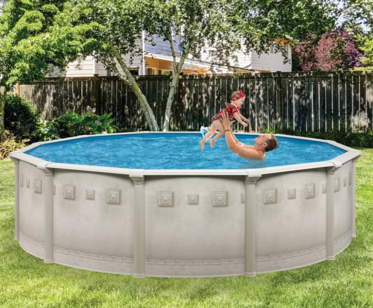 Millenium 18' Round Above Ground Pool Package | 52