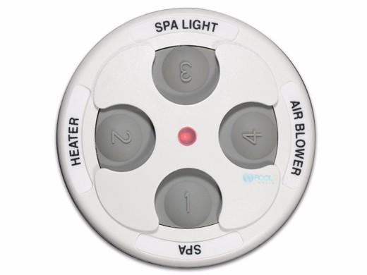 Jandy 4 Function Spa Side Remote | 150' Cord | Gray | 8050