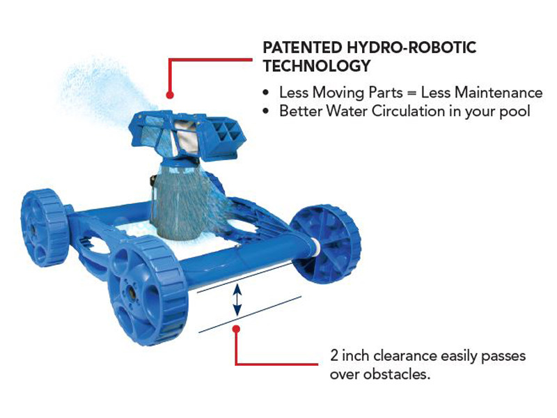 aquabot pool rover hybrid robotic pool cleaner