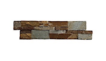 National Pool Tile Natural Ledgerstone 6x24 | Rust | LDGR-RUST