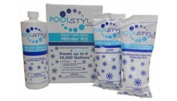 PoolStyle Deluxe Triple Action Winterizing Kit | 15,000 Gallons | 33845P