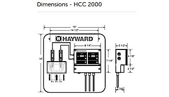 Hayward HCC 2000 Water Chemistry Controller | W3HCC2000