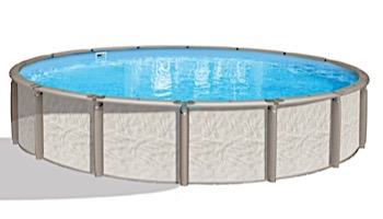 Azor 15' Round 54" Tall Pool with Skimmer | Pool Only | PAZO-1554RRRRRRI10
