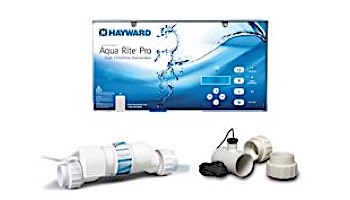 Hayward AquaRite Pro Salt Chlorine Generator 40,000 Gallons | Power Center and Salt Cell Kit | AQR15-PRO