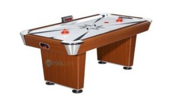 Hathaway Midtown 6-Foot Air Hockey Table with Electronic Scoring, High-Powered Blower and Cherry Wood -Tone | NG1037 BG1037