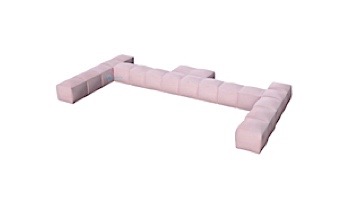Pigro Felice Modul_#39;Air Inflatable Sofa Backrest | Rose Pink | 921989-RPINK