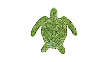 Artistry In Mosaics Loggerhead Turtle Mosaic | Green - 6" x 6" | TLOGREB