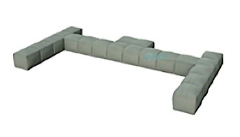 Pigro Felice Modul'Air Inflatable Sofa Backrest | Olive Green | 921989-OGREEN