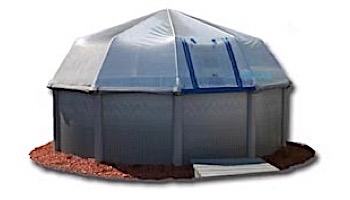 Fabrico Sun Dome All Vinyl Dome for Soft Sided Above Ground Pools | 21_#39; x 41_#39; Rectangle | 301400