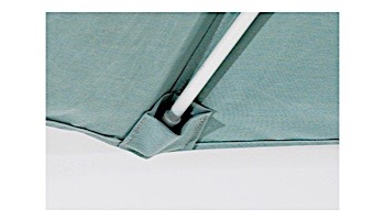 Ledge Lounger Choice Umbrella | 6' Square 1.5" Aluminum Pole | Premium 1 Fabric Colors | LL-U-C-6SQPP-A-P1