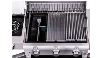 SABER Premium 3-Burner Stainless Steel Free Standing Propane Gas Grill | R50SC0017