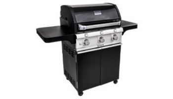 SABER Deluxe 3-Burner Stainless Steel Free Standing Propane Gas Grill | R50CC0617