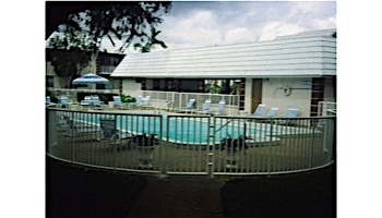 Saftron 2200 Series Pool Fencing | 48" H x 8' W Sections | Gray | FS-2200-4896-G