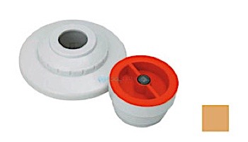AquaStar 1/2" Extender with 3 pc Decorative Cover and Plaster Cap with 1/2" Orifice | White | MP101C