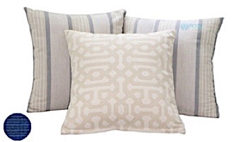 Ledge Lounger Essentials | 12_quot; Square Throw Pillow | Standard Fabric Mediterranean Blue | LL-TP-S1212-STD-4652