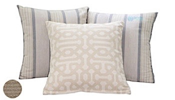 Ledge Lounger Essentials | 20_quot; Square Throw Pillow | Standard Fabric Taupe | LL-TP-S2020-STD-4648