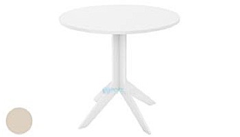 Ledge Lounger Mainstay Collection 30_quot; Round Outdoor Bistro Table | Cloud | LL-MS-BT-30RD-CD