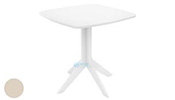 Ledge Lounger Mainstay Collection 26_quot; Square Outdoor Bistro Table | Cloud | LL-MS-BT-26SQ-CD