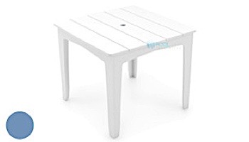 Ledge Lounger Mainstay Collection 36" Square Outdoor Dining Table | Red | LL-MS-DT-36SQ-RD