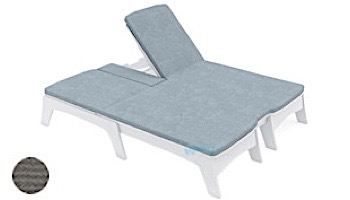 Ledge Lounger Mainstay Collection Outdoor Double Chaise Cushion | Standard Fabric Oyster | LL-MS-DBC-C-STD-4642