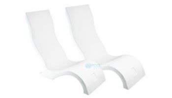 Ledge Lounger Signature Collection Two-Chair Bundle | White | LL-SG-CR-W