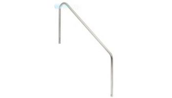 SR Smith 2 Bend 4' Handrail with 12" Extension on Both Legs Stainless Steel | 316 Grade | .049 Wall Residential | 2HR-4-049-2-MG