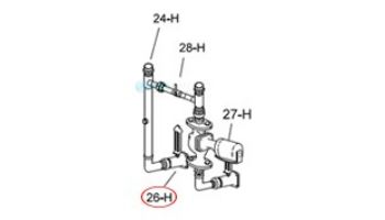 Raypak Recirculating Adapter Outlet | 007866F