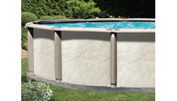 Azor 12' Round Above Ground Pool | Basic Package 54" Wall | 182387