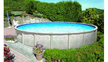 Magnus 21' Round Above Ground Pool | Basic Package 54" Steel Wall | 182482