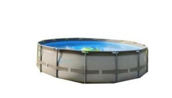 CaliFun Soft Sided Frame Above Ground Swimming Pool Package | 18' Round 52" Tall | 187338