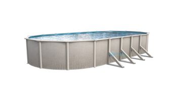 Richland 12'x24' Oval Steel Above Ground Pool with Standard Package | 52" Wall |