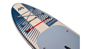 Aqua Marina All-Around Advanced iSUP | Carbon / Fiberglass Hybrid Pastel Paddle and Coil Leash | Magma - Earth Wave | 11' 2" x 33" | BT-23MAP