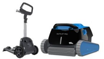 Maytronics Dolphin Nautilus CC Pro Plus WiFi Connected Robotic Pool Cleaner with Caddy | 99996207-CADDY