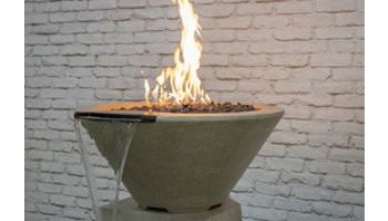 Pentair 32" Round MagicFlame Fire and Water Bowl | Natural | 12V | 580172