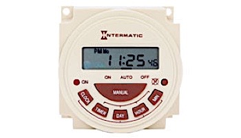 Intermatic PB300 Series 24-Hour Electronic Panel Mount Timer | SPDT 120V | PB313E