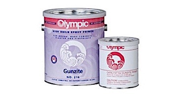 Olympic Gunzite Epoxy Pool Paint Primer Kit | Primer + Catalyst 1-Gallon | 216 G | 216-GL