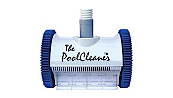 Poolvergnuegen PoolCleaner 4-Wheel Suction Side Cleaner | White Blue Model | 896584000-020