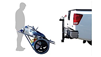 Power Vac Large Service Cart with Trailer Mount | 038-D