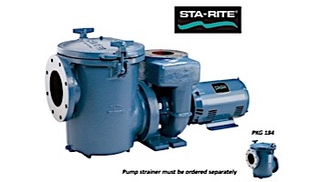 Sta-Rite CSP Series 10HP Nema Single Phase Cast Iron Pool Pump Without Strainer | 230V | CSPHL-143