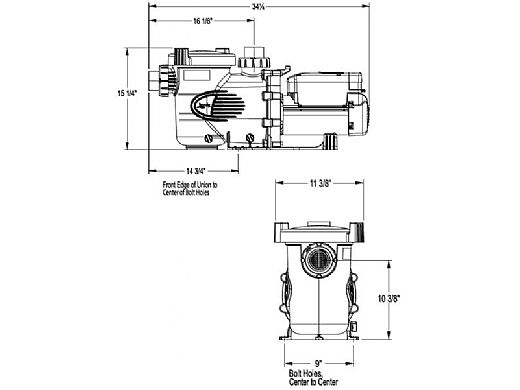 Jandy ePump Variable Speed Pump | 2.2 THP 230V | VSSHP220AUT | Pool ...