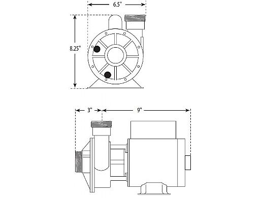 Waterway Tiny Might Circulation Pump | 3312610-1401 | Pool Supply Unlimited