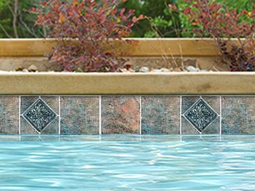 National Pool Tile Gemstone 6x6 Series | Emerald Deco | GMS-EMERALD DECO