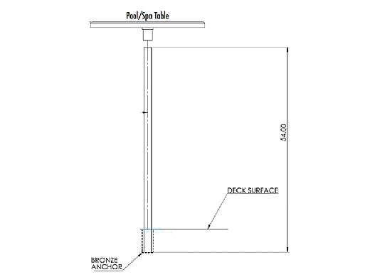 Японский карниз stainless pole