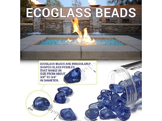 American Fireglass Smoke Eco Glass Beads 10 LB ECO-SMO-J | Pool Supply ...